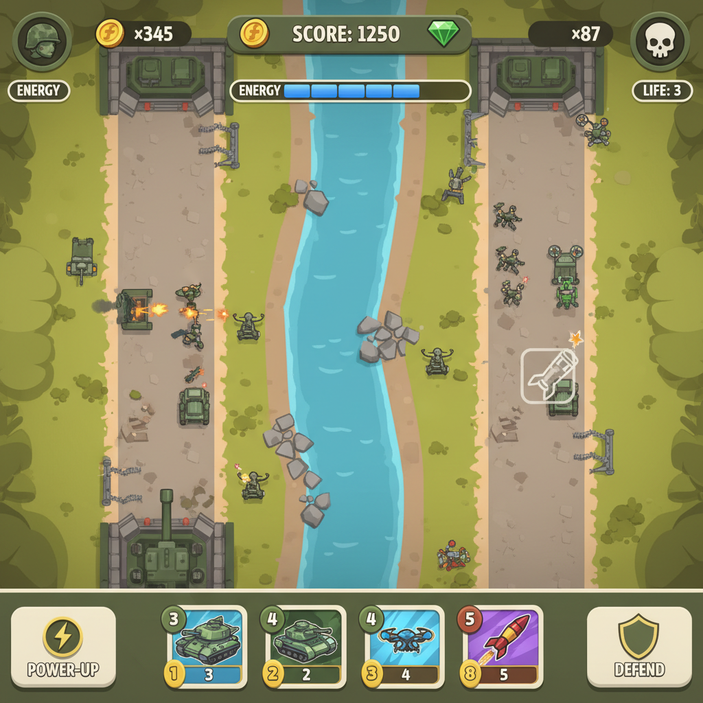 Clash Royale hero mockup