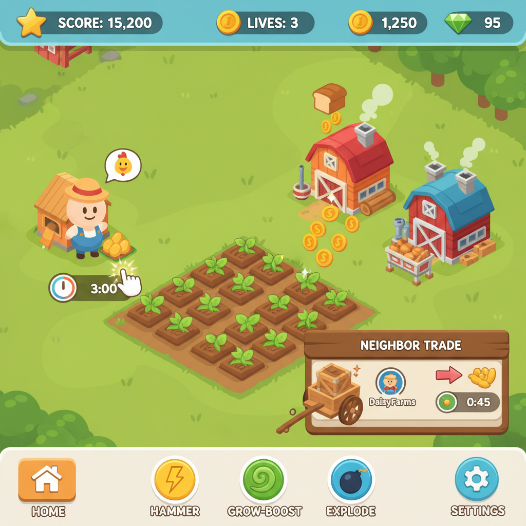 Hay Day hero mockup