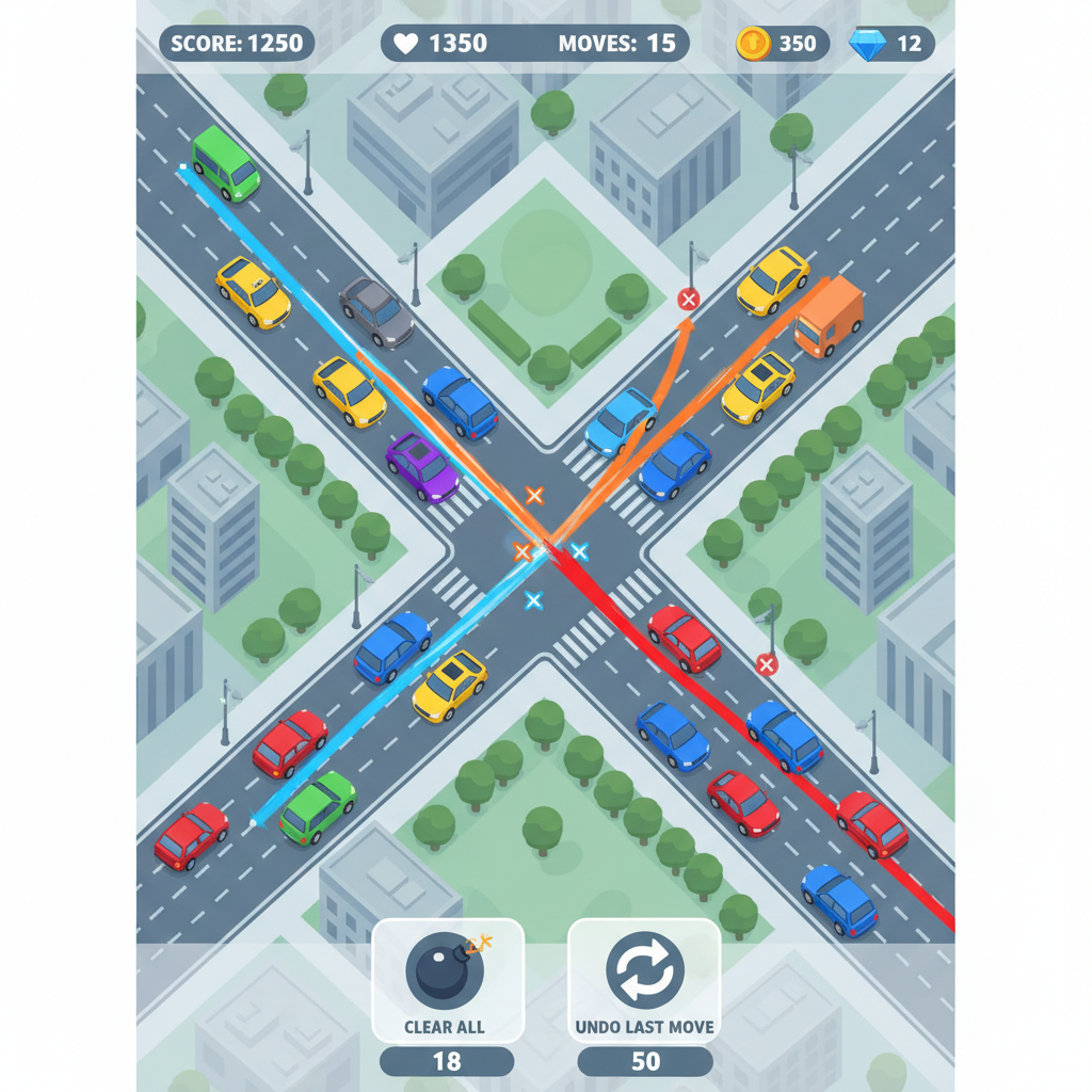 Traffic Escape hero mockup